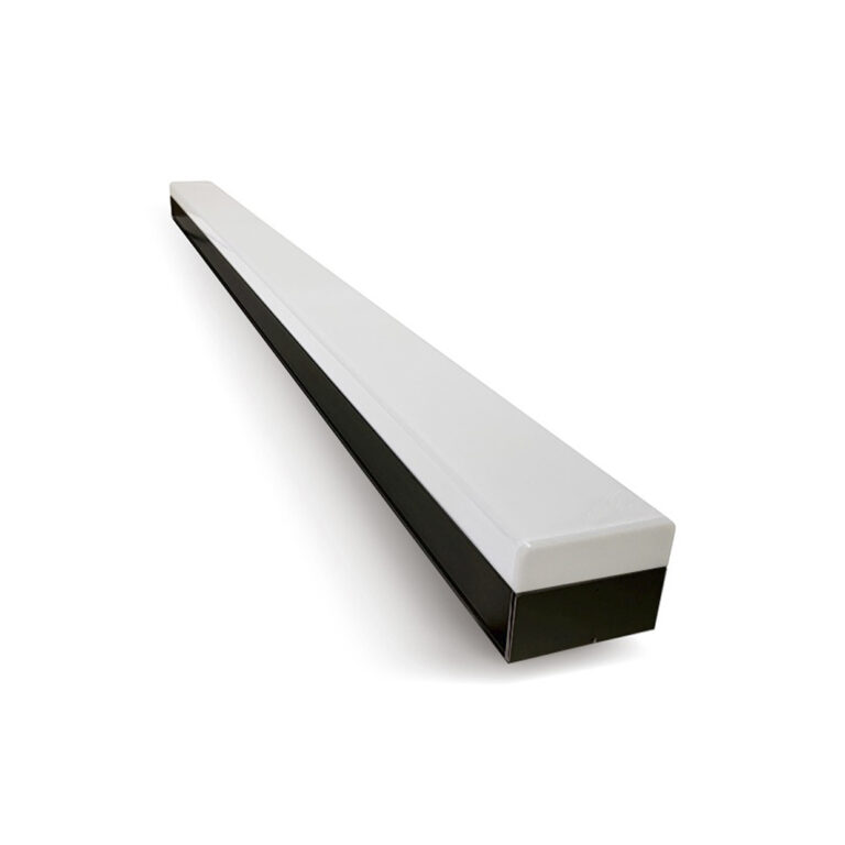 Luminaria LED lineal, ideal para iluminación de espacios comerciales y oficinas, con diseño moderno y eficiente en consumo energético Ecolite sas