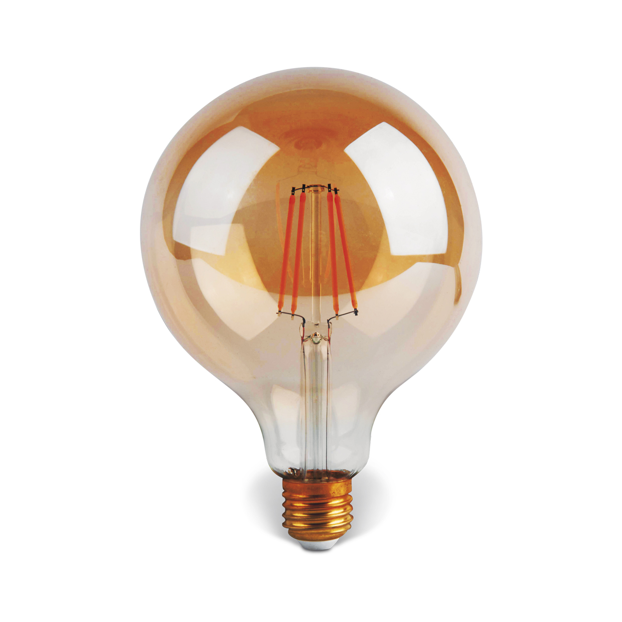 Ecolite S.A.S - Bombillo vintage de fuente led g95 tipo globo para enroscar (rosca:e27) ving954w