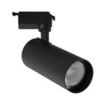 Track Light LED de 30W en color negro diseñado para iluminación de acento en espacios comerciales y residenciales Ecolite sas