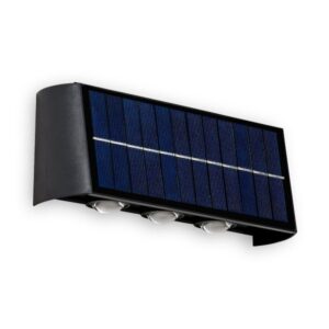 Aplique solar LED para exterior iluminación para jardines con energía solar