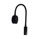 Lámpara LED para escritorio 3W con brazo articulado y diseño flexible para lectura o estudio