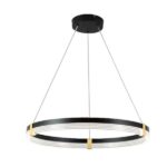 Lámpara colgante LED circular 40W – anillo moderno para sala o comedor