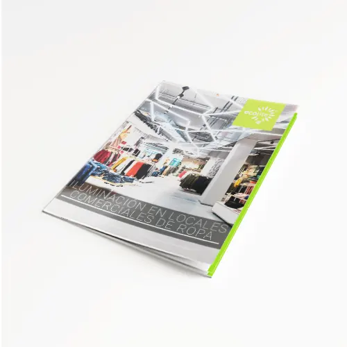 Catálogo de iluminación para locales comerciales de ropa Ecolite sas