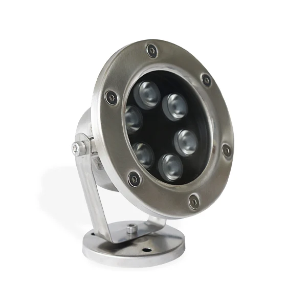 Reflector LED sumergible 6W – Iluminación versátil para piscinas y fuentes de agua