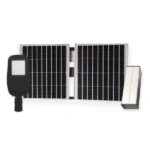 Luminaria LED PRO con panel solar ideal para alumbrado público y de exteriores proporcionando energía sostenible y eficiente Ecolite sas