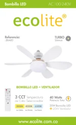 Bombillo ventilador
