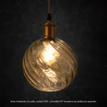 caperuza para lampara en vidrio