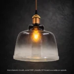 caperuza para lampara en vidrio