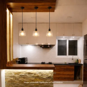 caperuza para lampara en vidrio