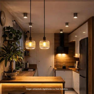 caperuza para lampara en vidrio