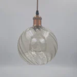 caperuza para lampara en vidrio