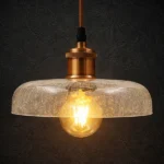 caperuza para lampara en vidrio