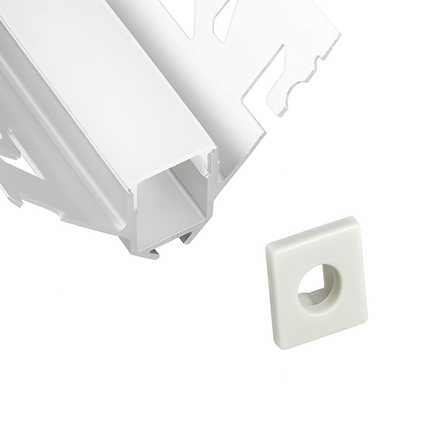 perfil aluminio led esquina
