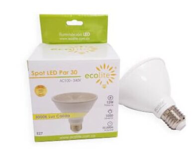 Ecolite: Spot LED para par30 (Iluminación Interior)