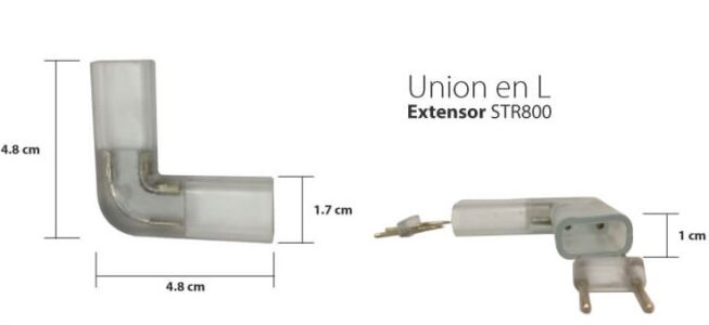 Ecolite: Union en L extensor STR800